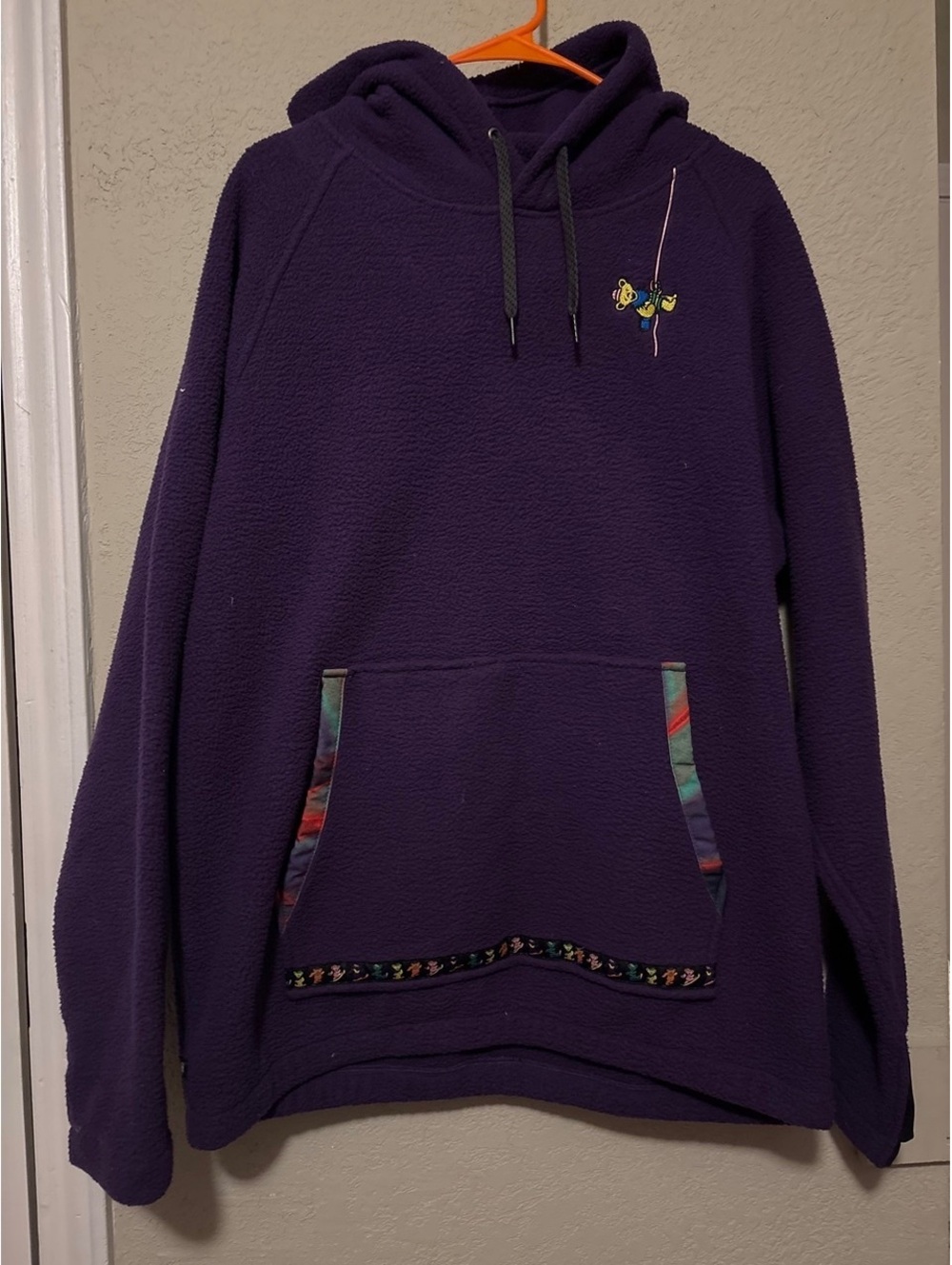 686 Purple Thermal Rated Buttermilk Fleece Hoodie with Grateful Dead